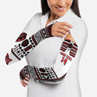 Fiji Rewa Rugby Custom Arm Sleeves Go Champions Fijian Tapa Pattern LT14 - Polynesian Pride