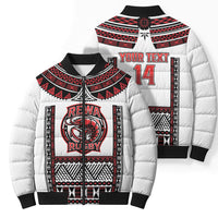 Fiji Rewa Rugby Custom Bomber Puffer Jacket Go Champions Fijian Tapa Pattern LT14 - Polynesian Pride