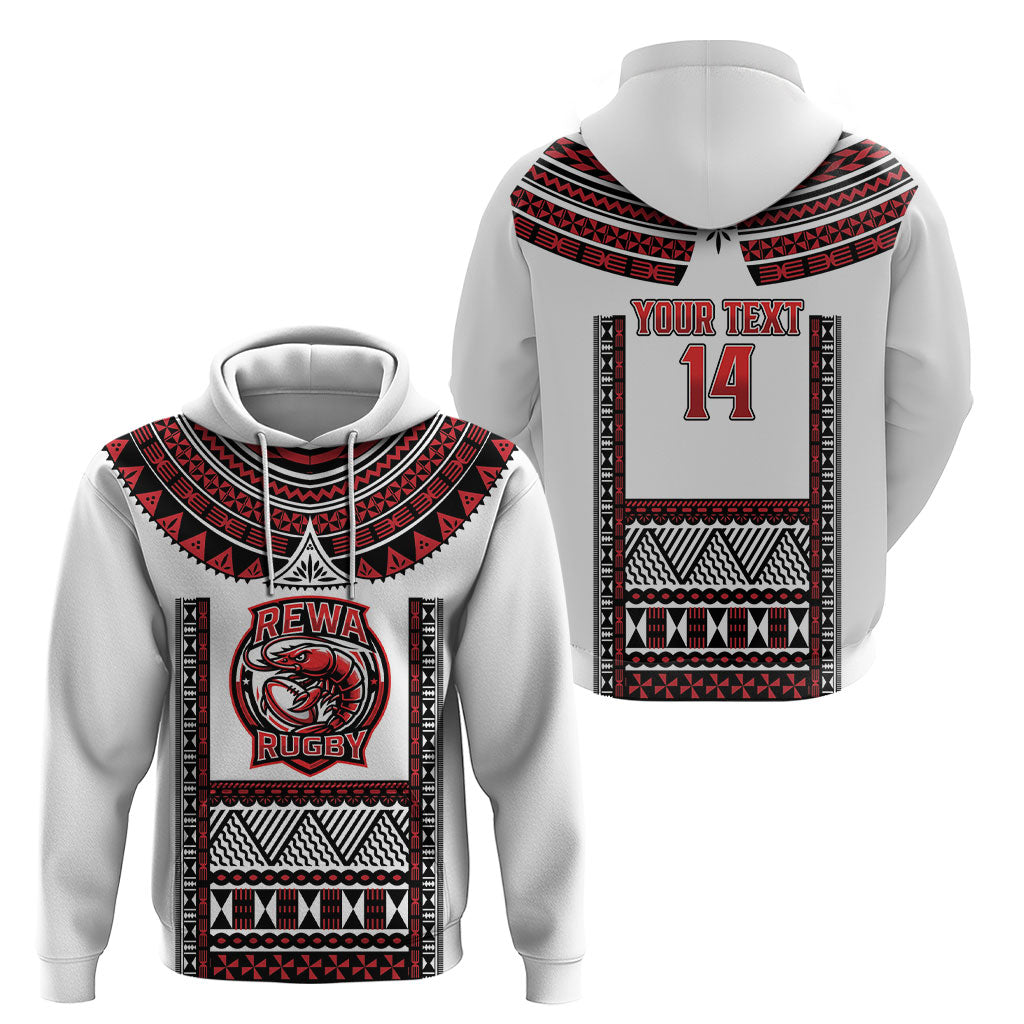 Fiji Rewa Rugby Custom Hoodie Go Champions Fijian Tapa Pattern LT14 - Polynesian Pride