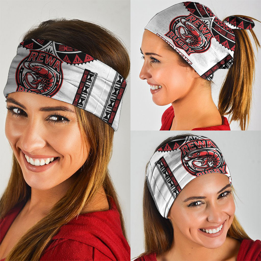 Fiji Rewa Rugby Custom Neck Gaiter Go Champions Fijian Tapa Pattern LT14 - Polynesian Pride