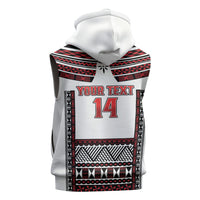 Fiji Rewa Rugby Custom Sleeveless Hoodie Go Champions Fijian Tapa Pattern LT14 - Polynesian Pride