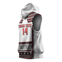 Fiji Rewa Rugby Custom Sleeveless Hoodie Go Champions Fijian Tapa Pattern LT14 - Polynesian Pride