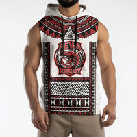 Fiji Rewa Rugby Custom Sleeveless Hoodie Go Champions Fijian Tapa Pattern LT14 - Polynesian Pride