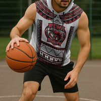 Fiji Rewa Rugby Custom Sleeveless Hoodie Go Champions Fijian Tapa Pattern LT14 - Polynesian Pride