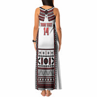 Fiji Rewa Rugby Custom Tank Maxi Dress Go Champions Fijian Tapa Pattern LT14 - Polynesian Pride