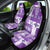 Hawaiian Quilt Car Seat Cover Tiki Tropical Retro Purple Version LT14 - Polynesian Pride