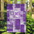 Hawaiian Quilt Garden Flag Tiki Tropical Retro Purple Version LT14 Garden Flag Purple - Polynesian Pride