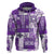 Hawaiian Quilt Hoodie Tiki Tropical Retro Purple Version LT14 Purple - Polynesian Pride