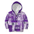 Hawaiian Quilt Kid Hoodie Tiki Tropical Retro Purple Version LT14 - Polynesian Pride