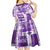 Hawaiian Quilt Kid Short Sleeve Dress Tiki Tropical Retro Purple Version LT14 - Polynesian Pride