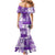 Hawaiian Quilt Mermaid Dress Tiki Tropical Retro Purple Version LT14 - Polynesian Pride