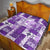 Hawaiian Quilt Quilt Tiki Tropical Retro Purple Version LT14 - Polynesian Pride