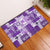 Hawaiian Quilt Rubber Doormat Tiki Tropical Retro Purple Version LT14 Purple - Polynesian Pride