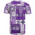 Hawaiian Quilt T Shirt Tiki Tropical Retro Purple Version LT14 - Polynesian Pride