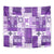 Hawaiian Quilt Tapestry Tiki Tropical Retro Purple Version LT14 - Polynesian Pride