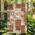 Hawaiian Quilt Garden Flag Tiki Tropical Retro Brown Version LT14 Garden Flag Brown - Polynesian Pride