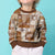 Hawaiian Quilt Kid Ugly Christmas Sweater Tiki Tropical Retro Brown Version LT14 - Polynesian Pride