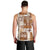 Hawaiian Quilt Men Tank Top Tiki Tropical Retro Brown Version LT14 - Polynesian Pride