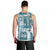 Hawaiian Quilt Men Tank Top Tiki Tropical Retro Dark Cyan Version LT14 - Polynesian Pride