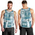 Hawaiian Quilt Men Tank Top Tiki Tropical Retro Dark Cyan Version LT14 - Polynesian Pride