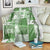 Hawaiian Quilt Blanket Tiki Tropical Retro Green Version LT14 - Polynesian Pride