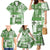 Hawaiian Quilt Family Matching Mermaid Dress and Hawaiian Shirt Tiki Tropical Retro Green Version LT14 - Polynesian Pride