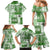 Hawaiian Quilt Family Matching Mermaid Dress and Hawaiian Shirt Tiki Tropical Retro Green Version LT14 - Polynesian Pride