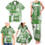 Hawaiian Quilt Family Matching Tank Maxi Dress and Hawaiian Shirt Tiki Tropical Retro Green Version LT14 - Polynesian Pride