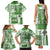 Hawaiian Quilt Family Matching Tank Maxi Dress and Hawaiian Shirt Tiki Tropical Retro Green Version LT14 - Polynesian Pride