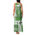 Hawaiian Quilt Family Matching Tank Maxi Dress and Hawaiian Shirt Tiki Tropical Retro Green Version LT14 - Polynesian Pride