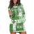 Hawaiian Quilt Hoodie Dress Tiki Tropical Retro Green Version LT14 Green - Polynesian Pride