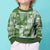 Hawaiian Quilt Kid Ugly Christmas Sweater Tiki Tropical Retro Green Version LT14 - Polynesian Pride