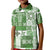 Hawaiian Quilt Kid Polo Shirt Tiki Tropical Retro Green Version LT14 Kid Green - Polynesian Pride