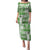 Hawaiian Quilt Puletasi Tiki Tropical Retro Green Version LT14 Long Dress Green - Polynesian Pride