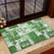 Hawaiian Quilt Rubber Doormat Tiki Tropical Retro Green Version LT14 - Polynesian Pride