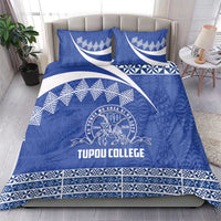 Tonga Tupou College Toloa Bedding Set 160 Years Anniversary Tongan Ngatu Pattern LT14 - Polynesian Pride