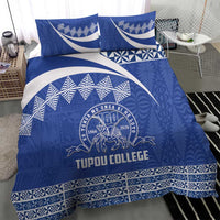 Tonga Tupou College Toloa Bedding Set 160 Years Anniversary Tongan Ngatu Pattern LT14 - Polynesian Pride
