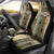 Beige Aotearoa Kowhaiwhai Pattern Car Seat Cover NZ Maori Quilt Style