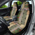 Beige Aotearoa Kowhaiwhai Pattern Car Seat Cover NZ Maori Quilt Style