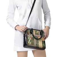 Beige Aotearoa Kowhaiwhai Pattern Shoulder Handbag NZ Maori Quilt Style LT14 - Polynesian Pride