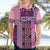 Pink Aotearoa Kowhaiwhai Pattern Hawaiian Shirt NZ Maori Quilt Style