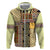 Yellow Aotearoa Kowhaiwhai Pattern Hoodie NZ Maori Quilt Style