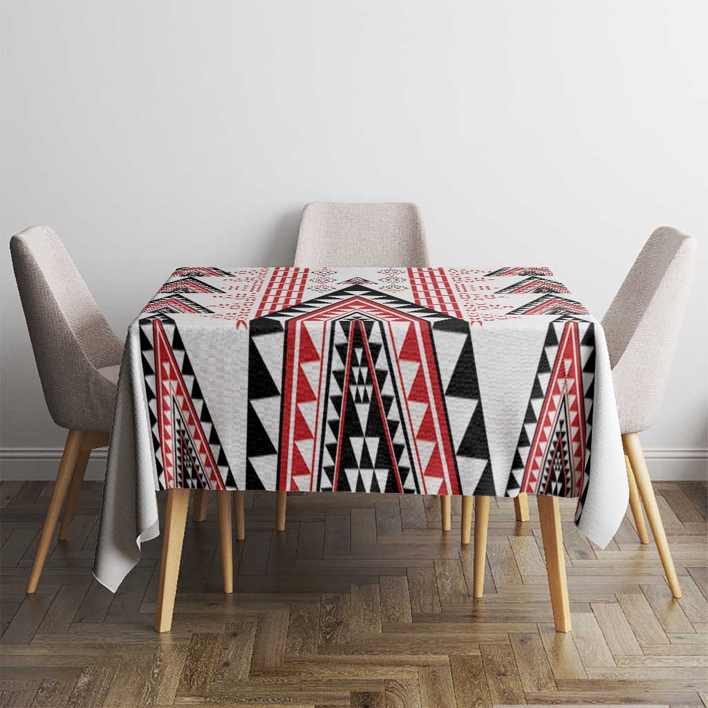 Aotearoa Taniko Tablecloth Niho Taniwha Purapura Whetu Mix Poutama LT14 - Polynesian Pride