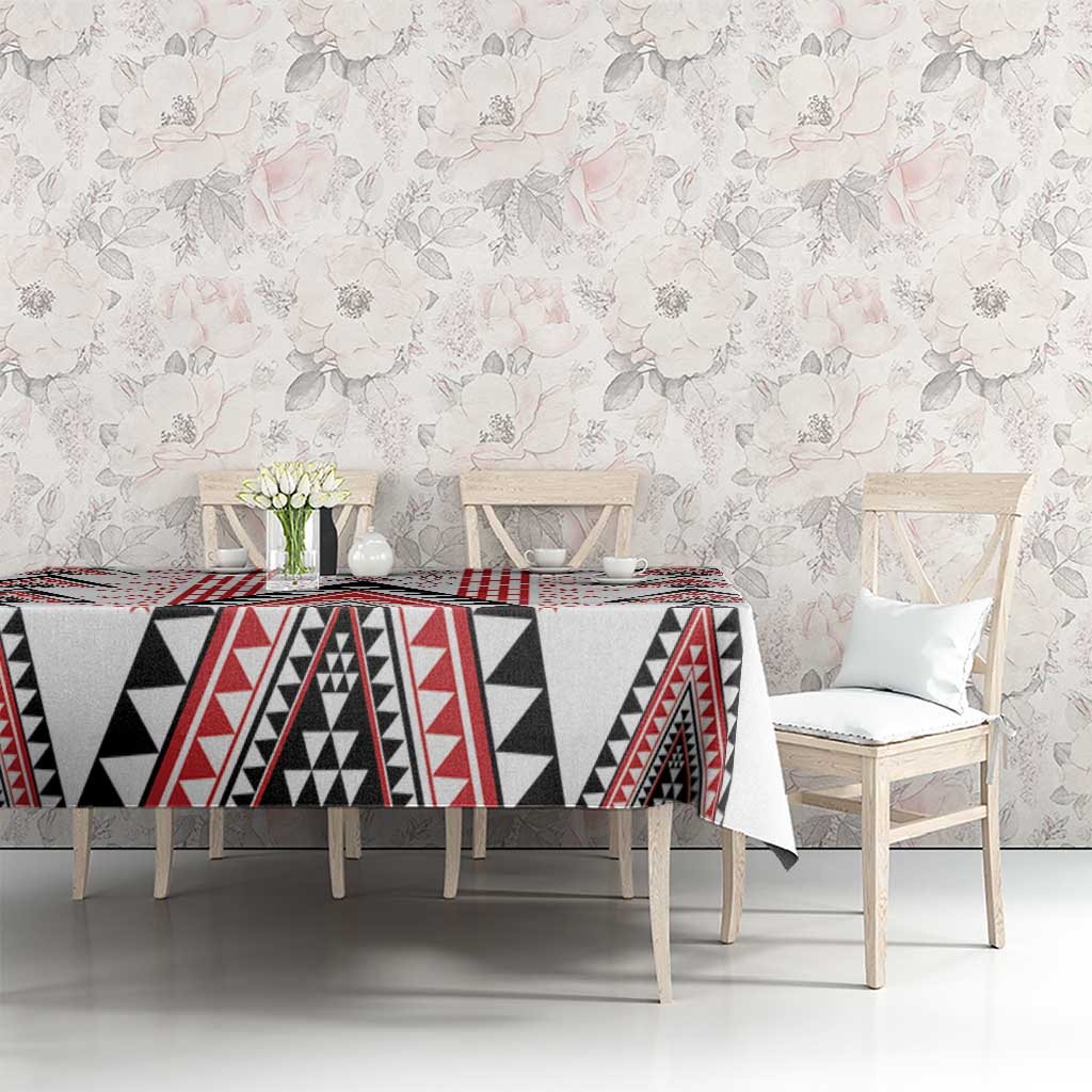 Aotearoa Taniko Tablecloth Niho Taniwha Purapura Whetu Mix Poutama LT14 - Polynesian Pride