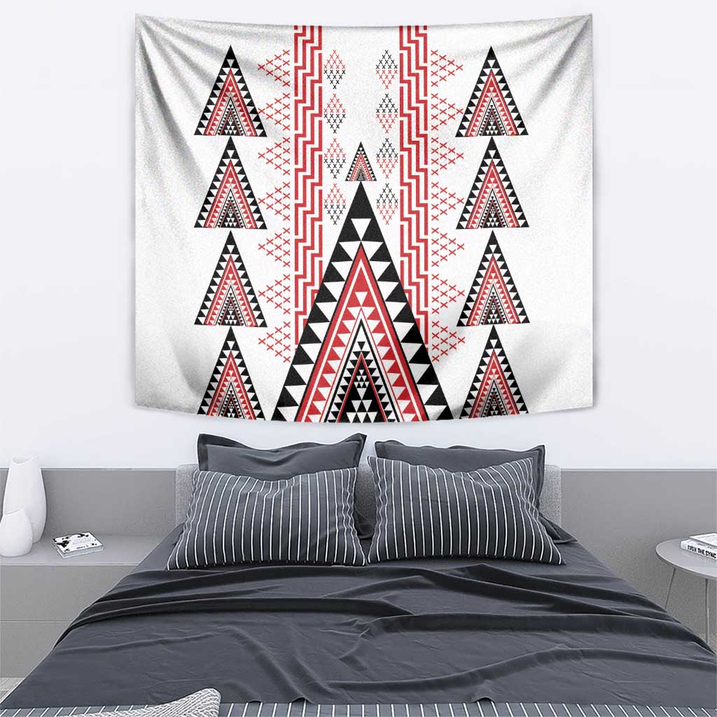 Aotearoa Taniko Tapestry Niho Taniwha Purapura Whetu Mix Poutama LT14 - Polynesian Pride
