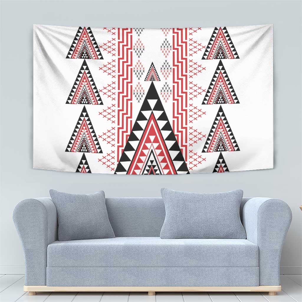 Aotearoa Taniko Tapestry Niho Taniwha Purapura Whetu Mix Poutama LT14 - Polynesian Pride