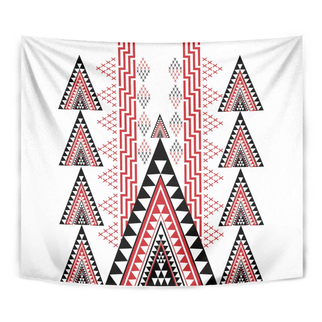 Aotearoa Taniko Tapestry Niho Taniwha Purapura Whetu Mix Poutama LT14 - Polynesian Pride