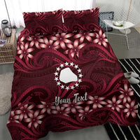 Personalised Cook Islands Mangaia Bedding Set Tiare Maori Polynesian Waves Tattoo LT14 - Polynesian Pride