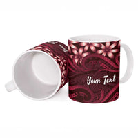 Personalised Cook Islands Mangaia Ceramic Mug Tiare Maori Polynesian Waves Tattoo LT14 - Polynesian Pride