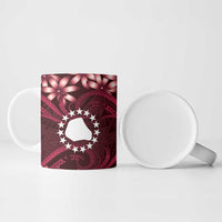 Personalised Cook Islands Mangaia Ceramic Mug Tiare Maori Polynesian Waves Tattoo LT14 - Polynesian Pride